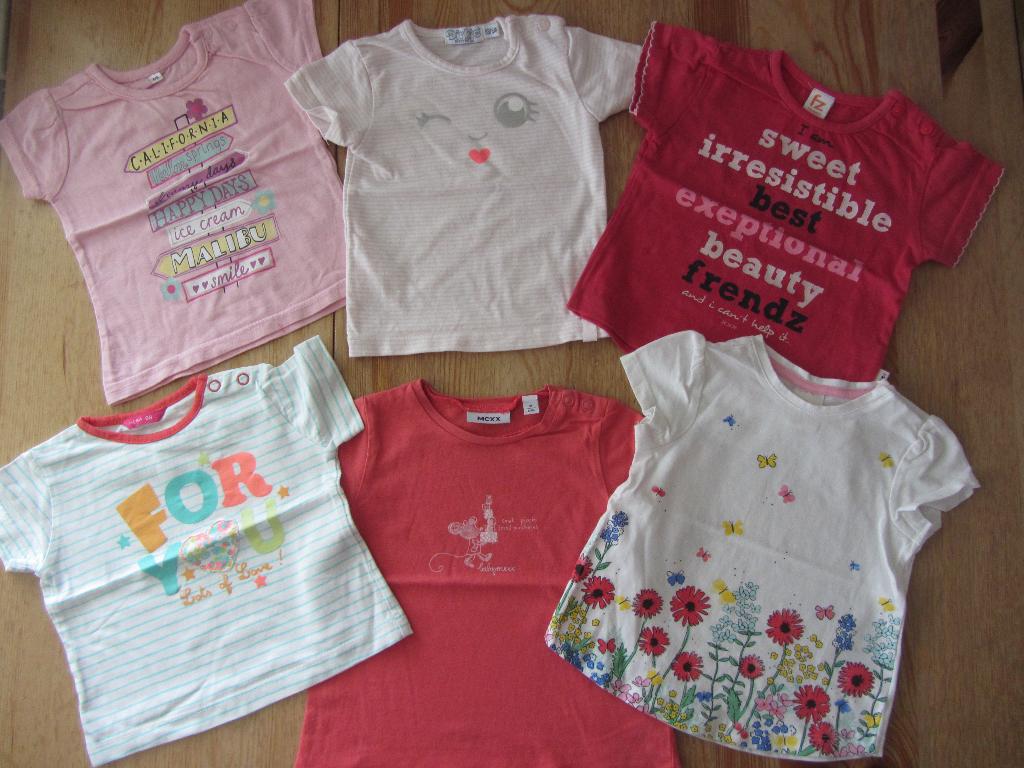 T-shirtjes maat 68, Ophalen of Verzenden, Zo goed als nieuw, Meisje, Shirtje of Longsleeve