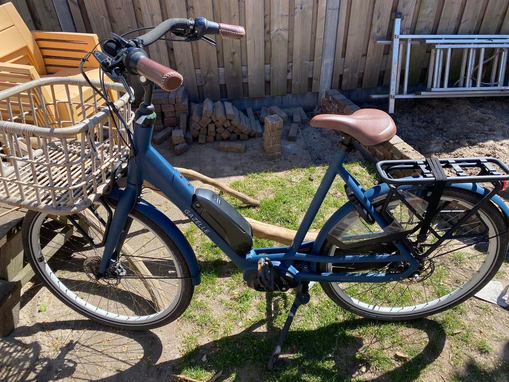 Gazelle C7 Bloom elektrische moederfiets, E-bike, Fietsen en Brommers, Fietsen | Dames | Damesfietsen, Ophalen, Gebruikt, Versnellingen