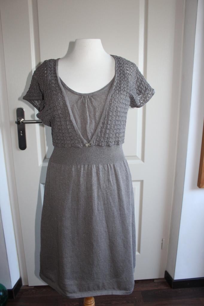 mooie jurk van THE BARN maat S, Kleding | Dames, Jurken, Maat 38/40 (M), Verzenden, Zo goed als nieuw, Knielengte