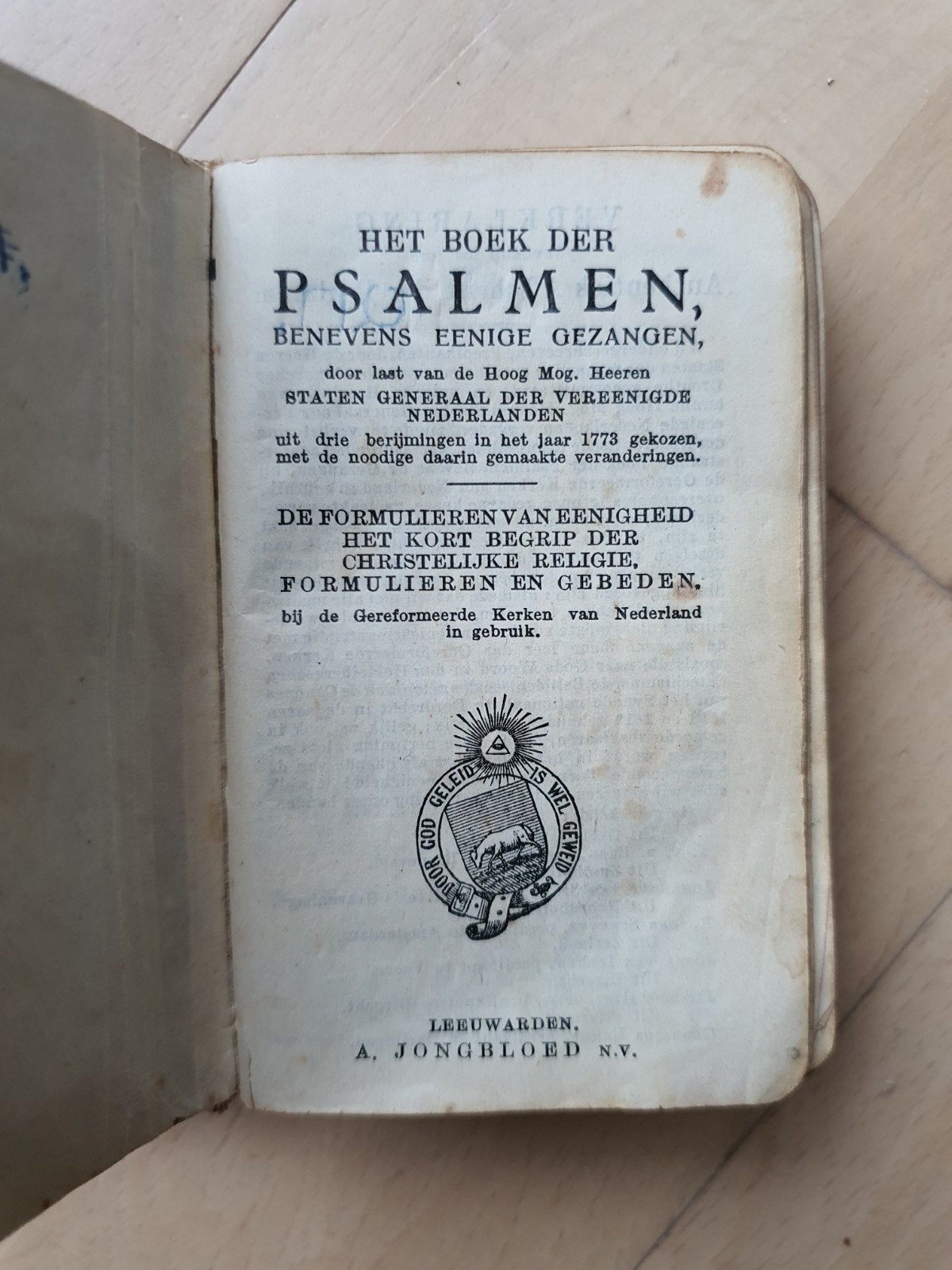 Oud liedboekje voor in de kerk, Antiek en Kunst, Ophalen of Verzenden