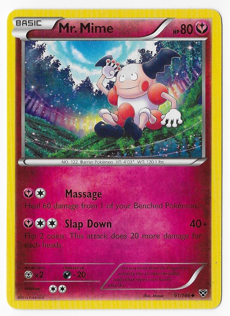 XY,  Mr. Mime [uncommon] 91/146, Verzenden, Nieuw, Losse kaart