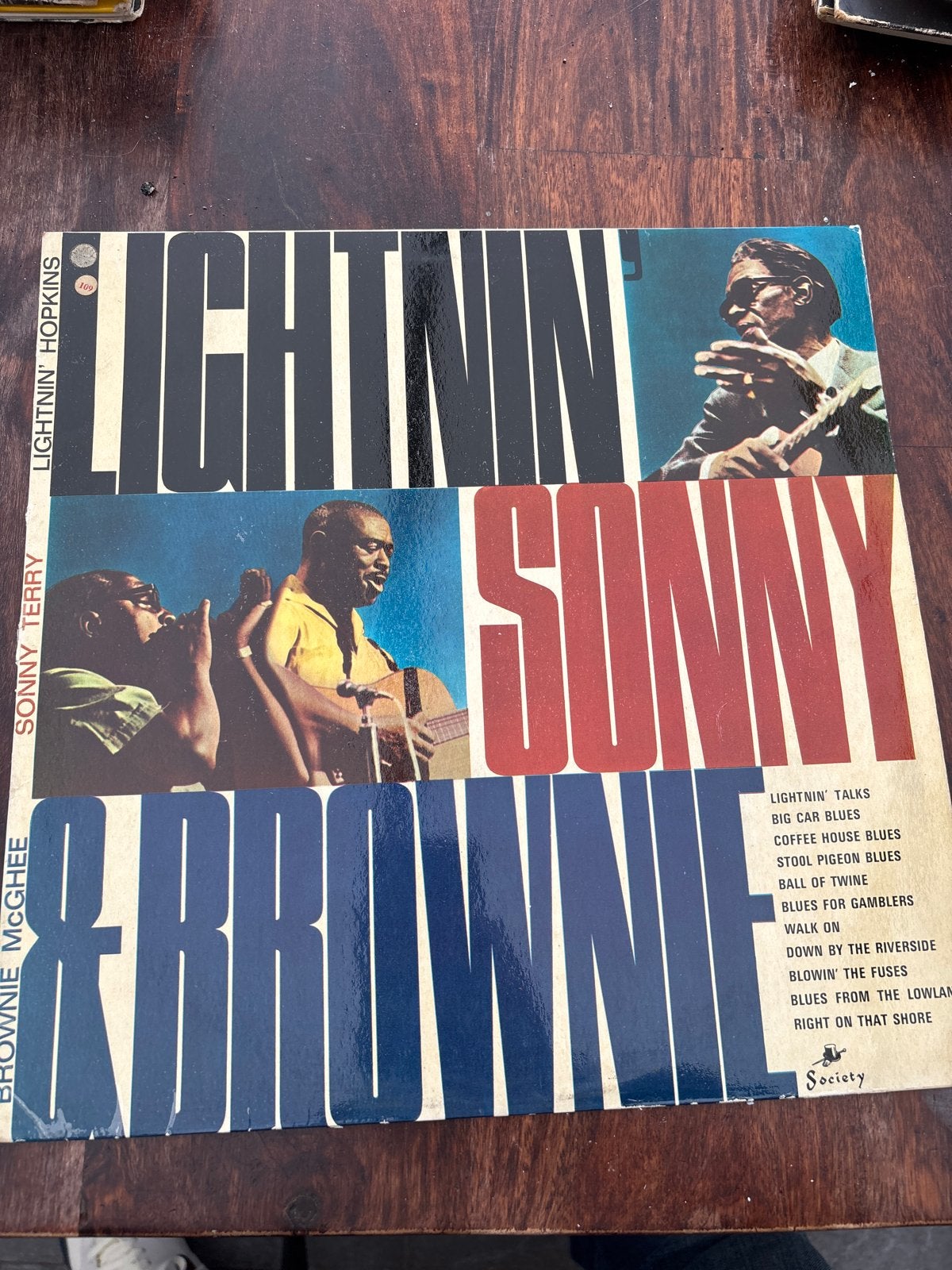 Lightnin' Hopkins, Brownie McGhee, Sonny Terry - The Best Of, Cd's en Dvd's, LP, Gebruikt, Ophalen of Verzenden, 12 inch