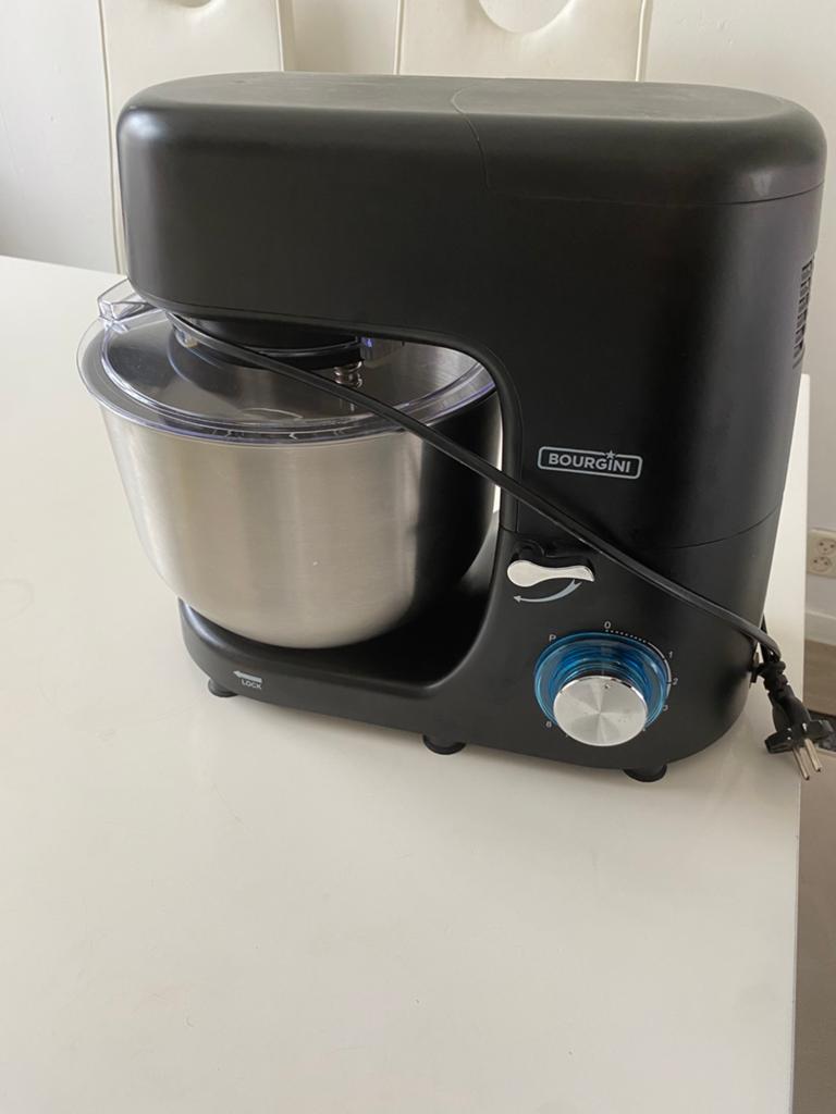 BOURGINI keukenmachine, Witgoed en Apparatuur, Keukenmixers, 4 liter of meer, Ophalen of Verzenden, 3 snelheden of meer