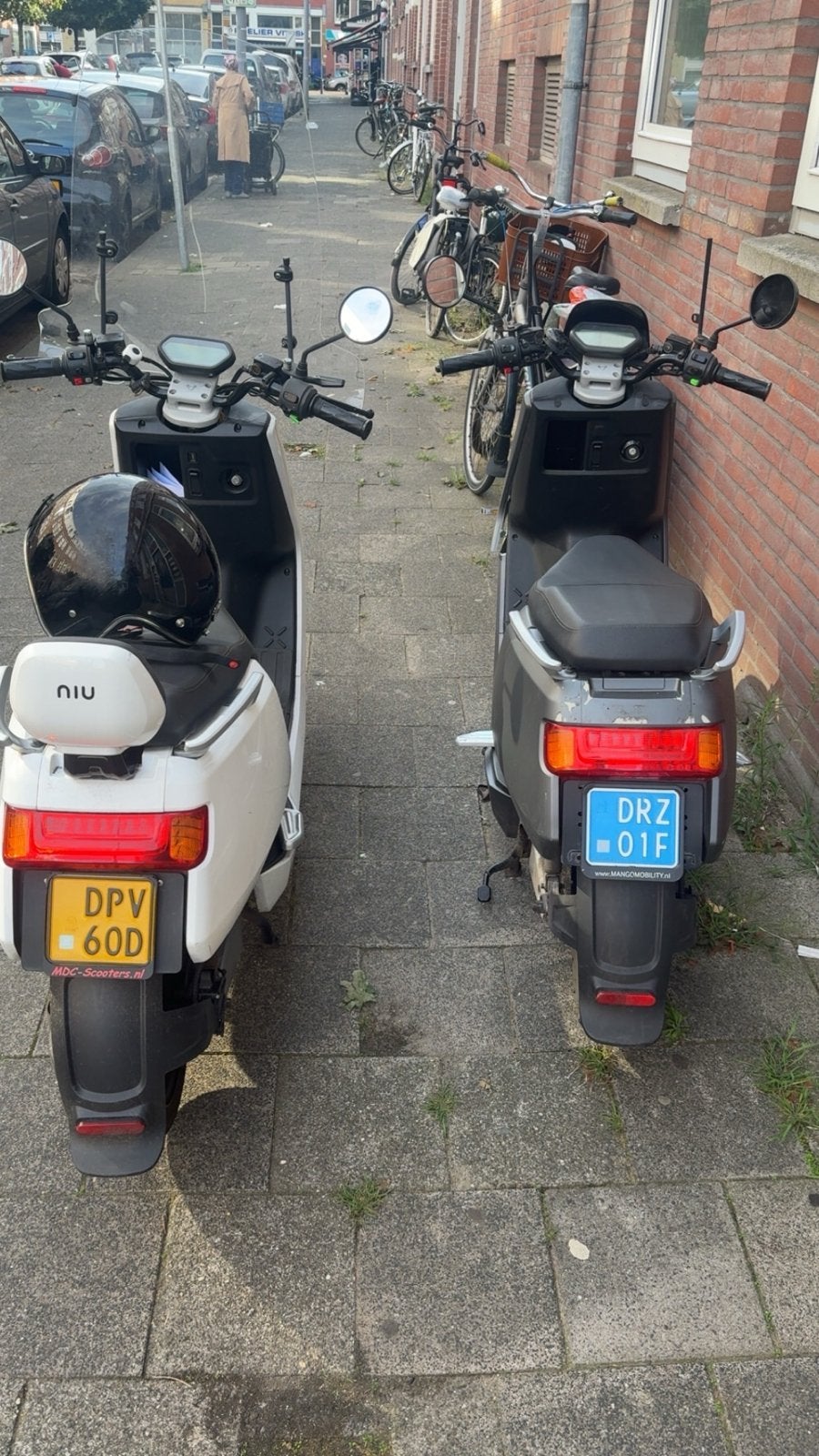 Niu N1s Sport Elektrische Scooter - Wit 2 accus, Ophalen of Verzenden, Zo goed als nieuw, Elektrisch, Overige merken