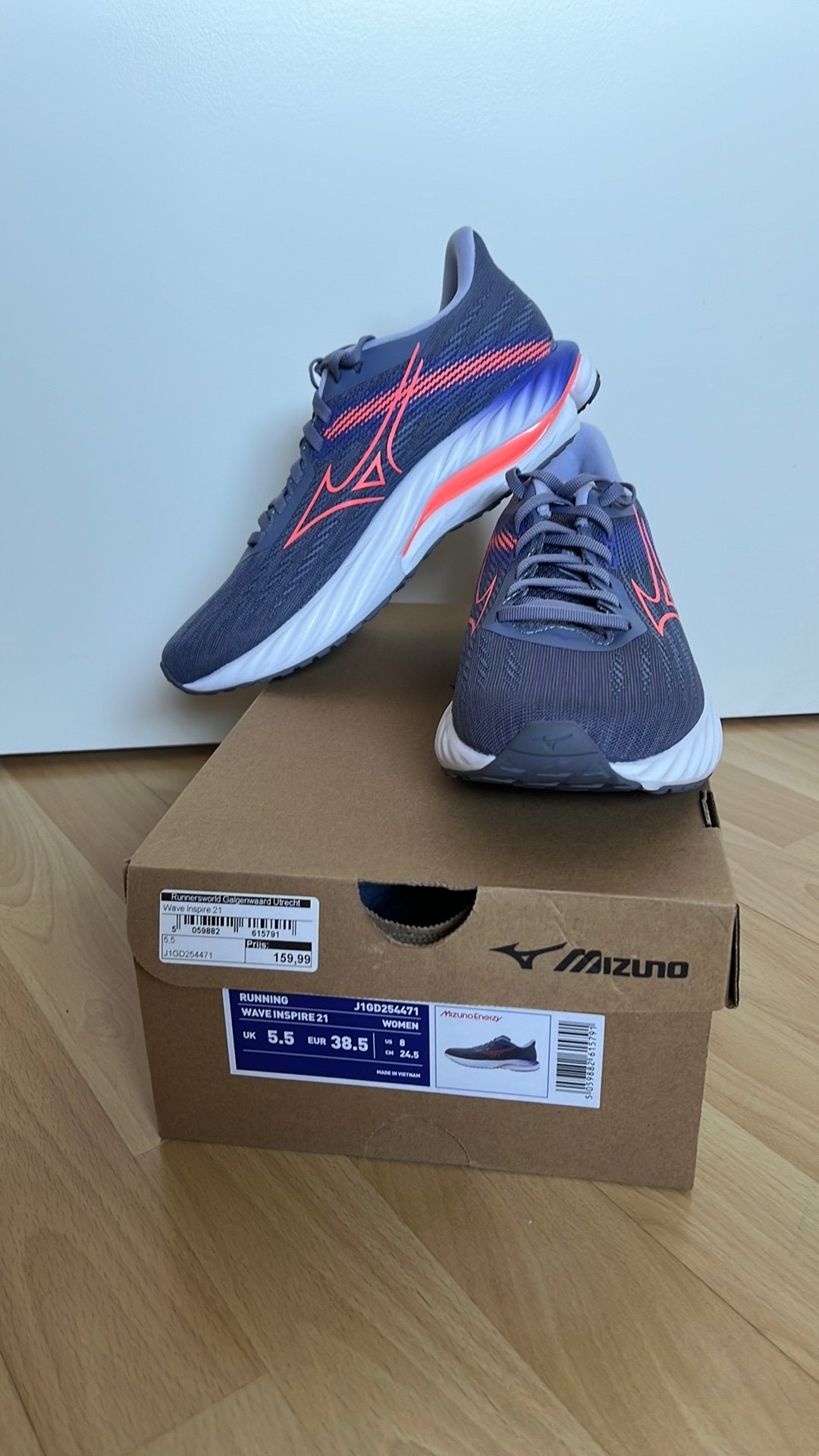 Mizuno Wave Inspire 21, Overige merken, Hardloopschoenen, Nieuw, Ophalen of Verzenden