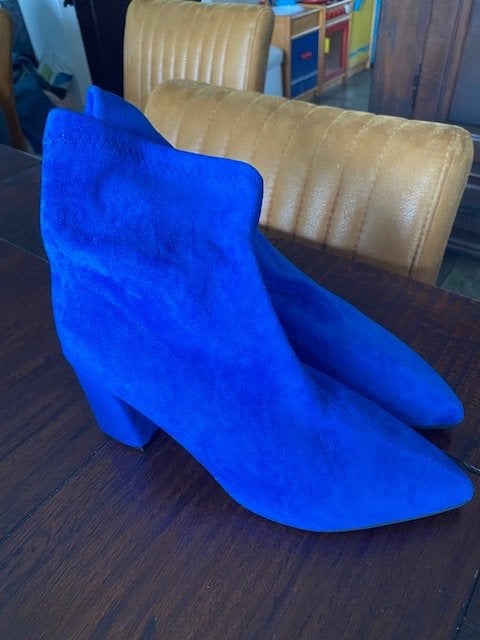 kobaltblauwe enkellaarsjes maat 40, Blauw, Lage of Enkellaarzen, Nieuw, Ophalen of Verzenden