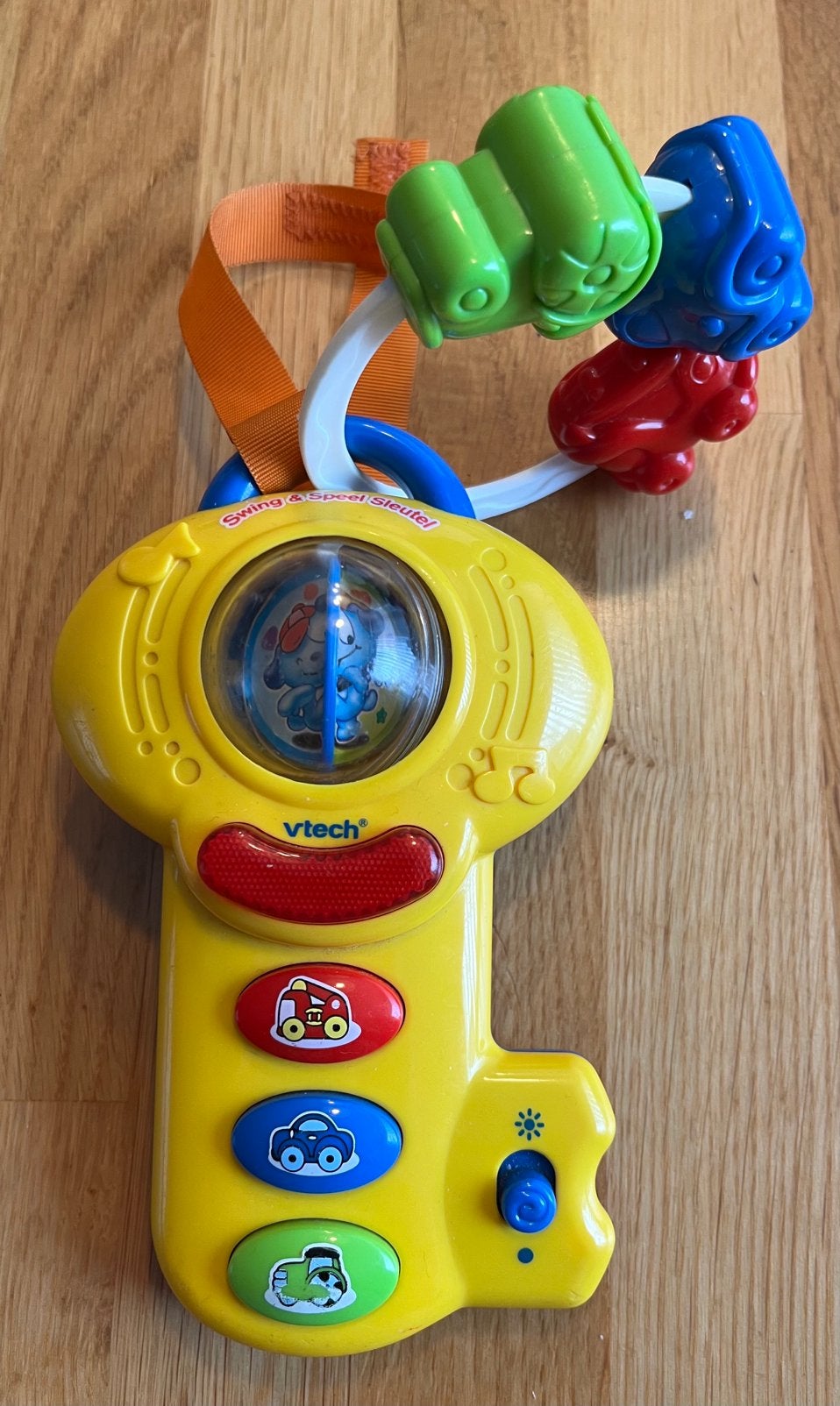 VTech Swing & Speel Sleutel met vrolijke rammelaar, Kinderen en Baby's, Speelgoed | Vtech, Ophalen of Verzenden, Zo goed als nieuw