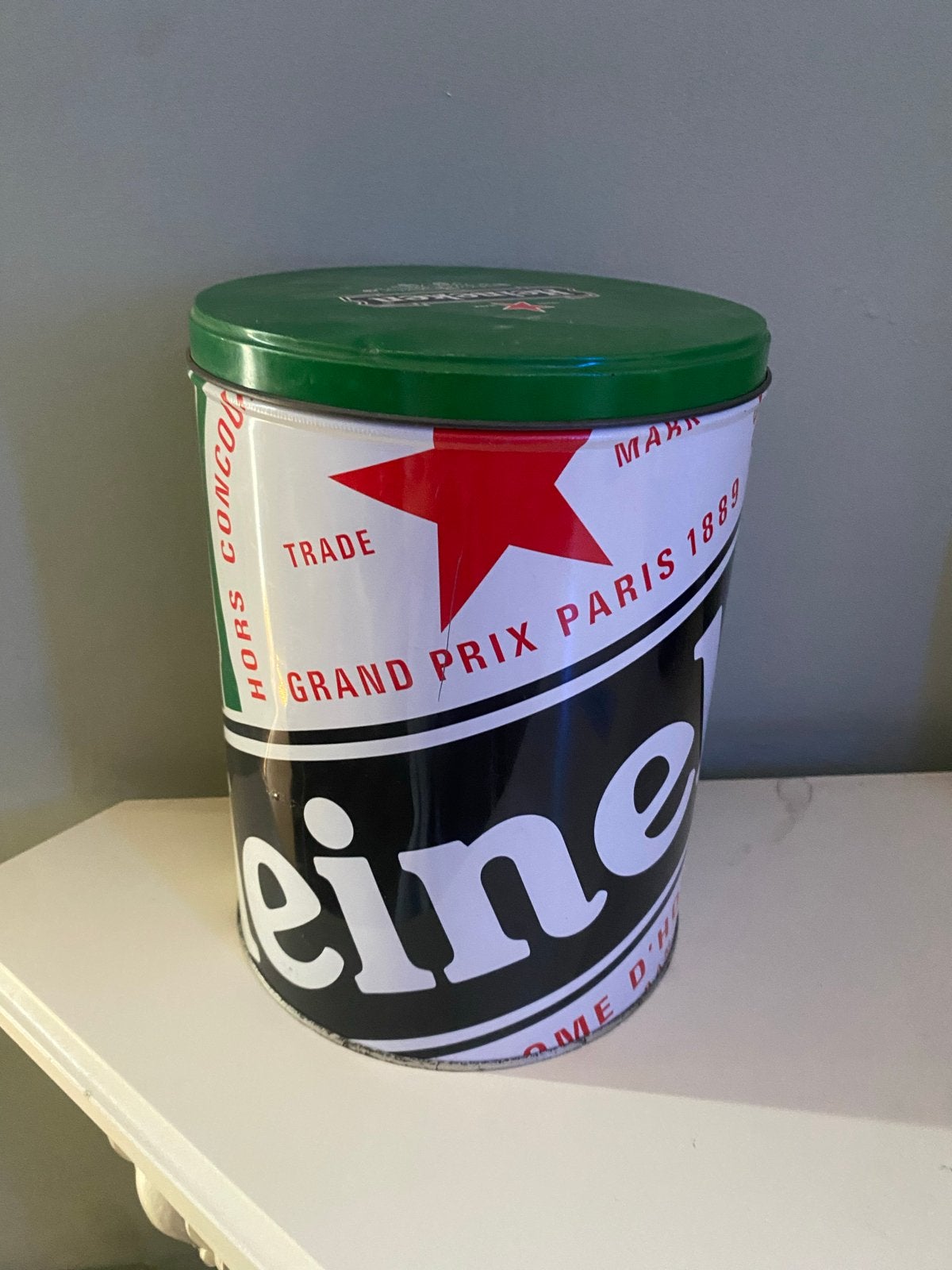 Heineken blik - Gebruikt, nog in goede staat, Ophalen of Verzenden, Gebruikt, Overige, Overige merken