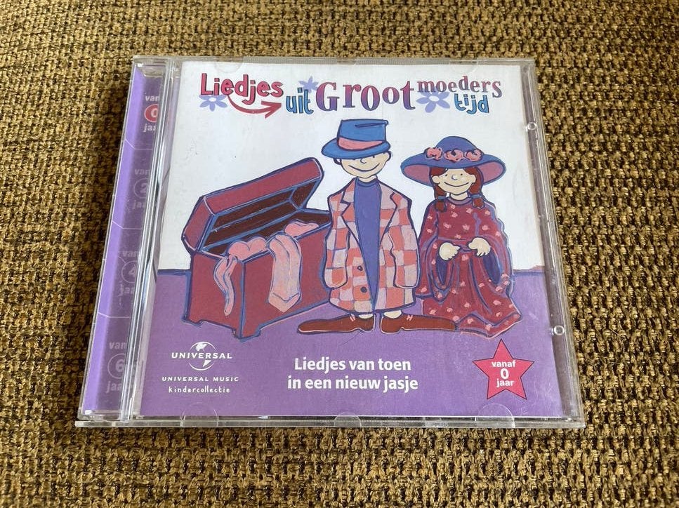 Liedjes uit Grootmoeders Tijd cd - Kindercollectie, Cd's en Dvd's, Tot 2 jaar, Ophalen of Verzenden, Zo goed als nieuw, Inclusief boekje