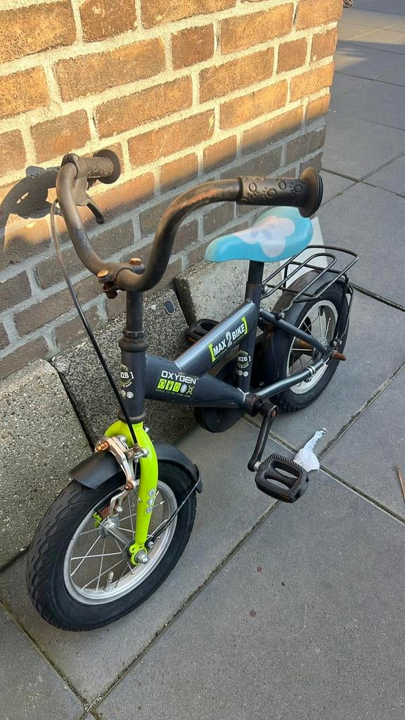 Jongensfiets Oxygen - Max 2 Bike, Fietsen en Brommers, Fietsen | Jongens, Ophalen of Verzenden, Gebruikt, 14 inch of minder, Handrem