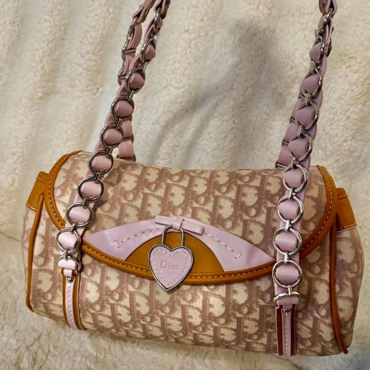 Dior handtas roze/beige met hartslotje, Ophalen of Verzenden, Nieuw, Roze, Handtas