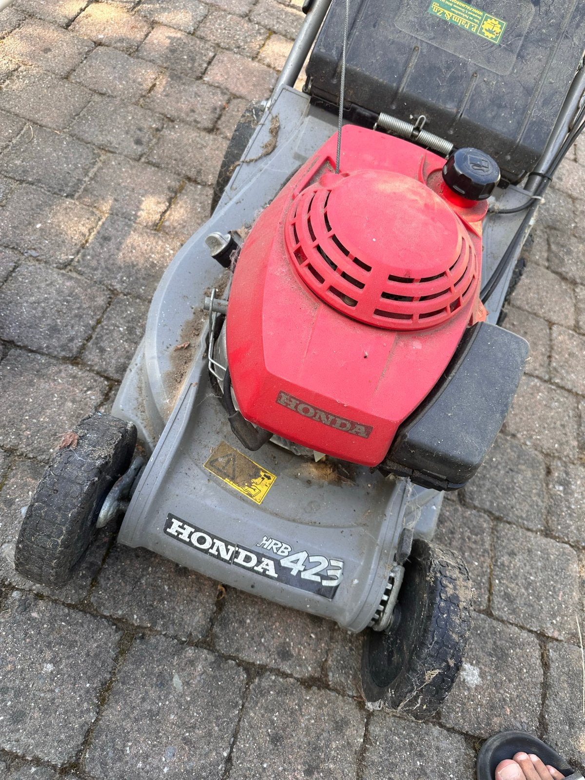 Opknapper: Honda HRB 423 Benzine Grasmaaier - Gebruikt, Ophalen, Cirkelmaaier, Gebruikt, 40 t/m 49 cm