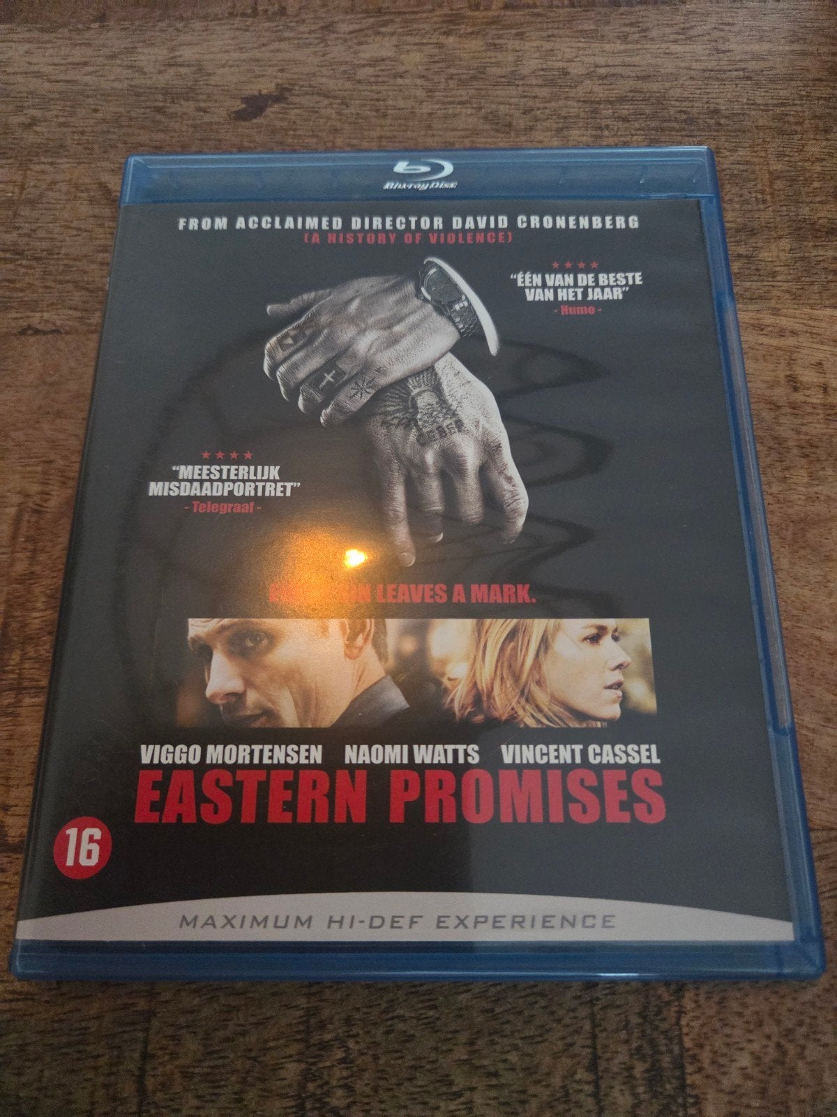 eastern promises blu ray(2007)viggo mortensen, Ophalen of Verzenden, Zo goed als nieuw