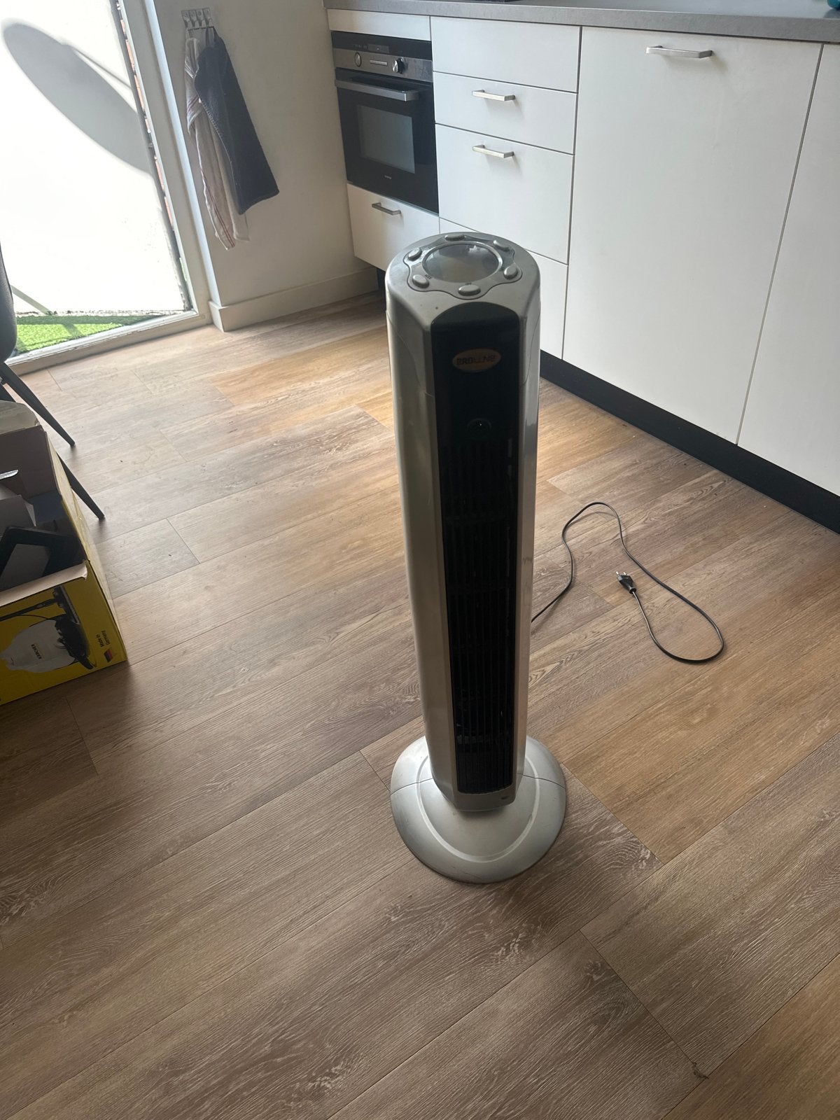 Proline Torenventilator met Afstandsbediening, Witgoed en Apparatuur, Ophalen, Ventilator met afstandsbediening, Gebruikt, Torenventilator