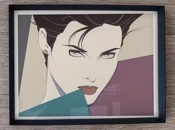 PATRICK NAGEL 80\'s Pop Art Poster in Lijst, Verzenden, Nieuw, A1 t/m A3, Film en Tv