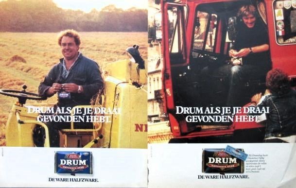 25 oude advertenties Douwe Egberts shag 67-01 Drum Kentuck, Ophalen of Verzenden, Gebruikt
