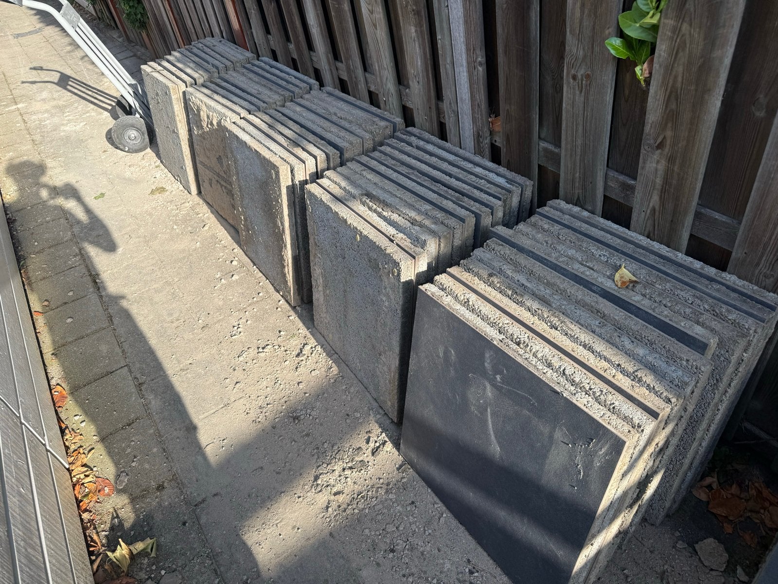 Geoceramica tegels antraciet - prima staat, Ophalen, 40 tot 60 cm, Gebruikt, 5 tot 10 m²