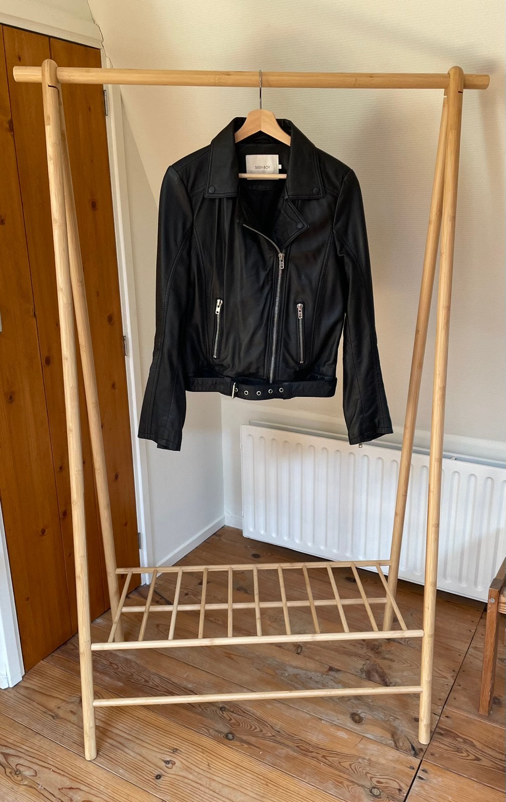 Leren Sissy Boy jasje, Ophalen of Verzenden, Zo goed als nieuw, Maat 38/40 (M), Zwart