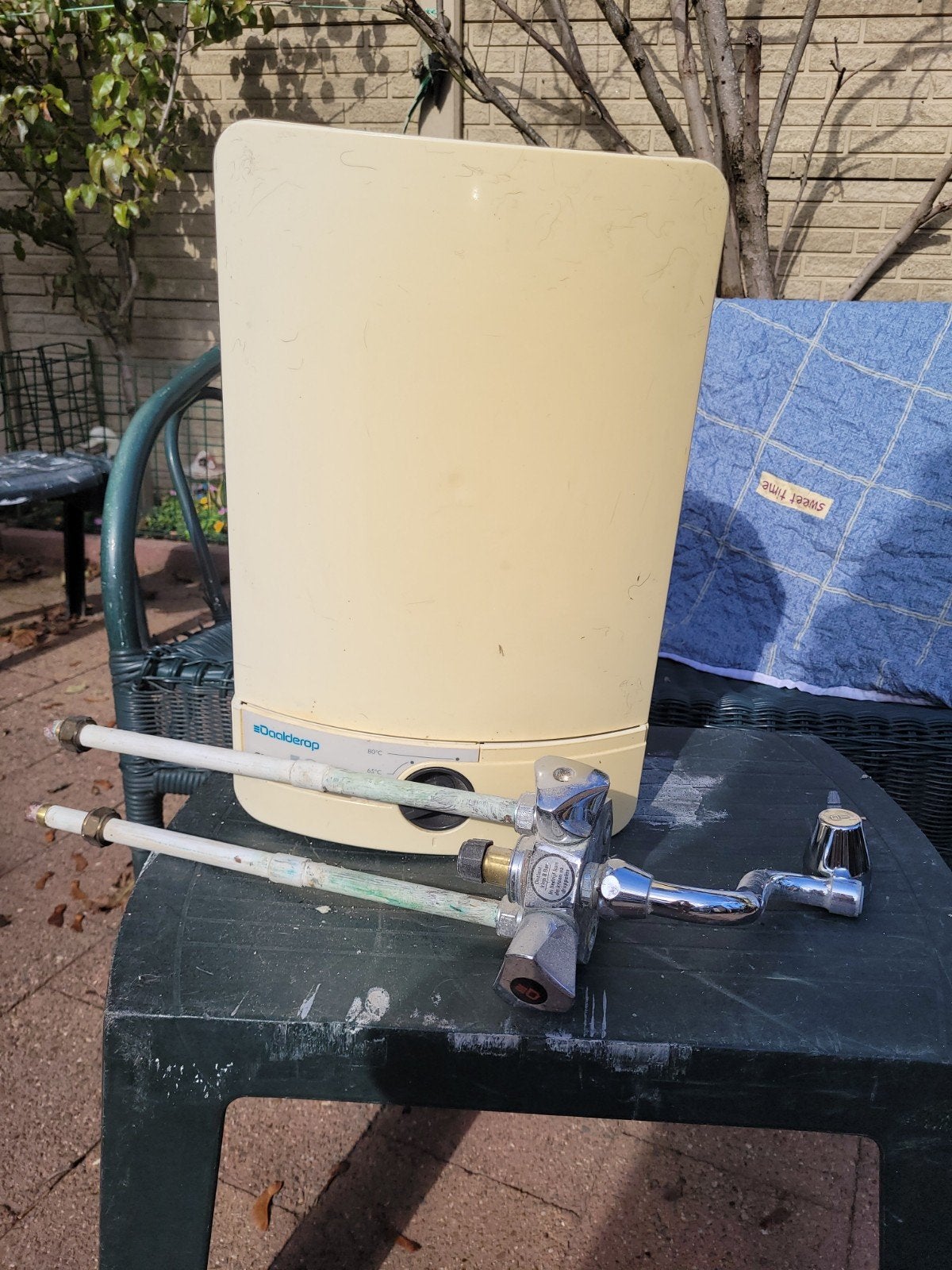 Daalderop boiler, Ophalen, Gebruikt, Radiator, Minder dan 60 cm
