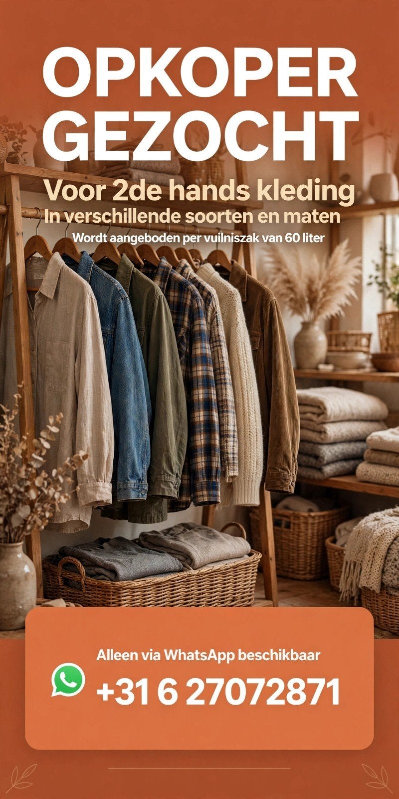 Opkoper Gezocht, Verschillend, Ophalen, Gedragen