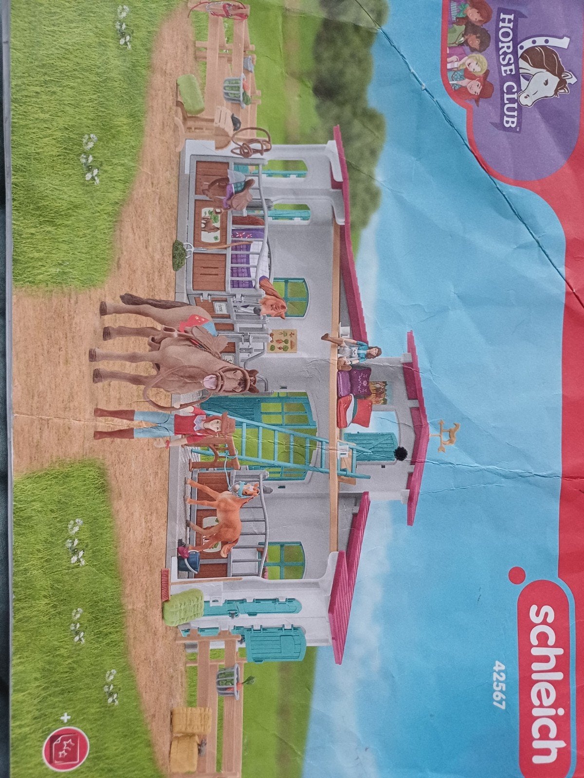Schleich Horse Club Manege, Ophalen of Verzenden, Gebruikt, Meisje