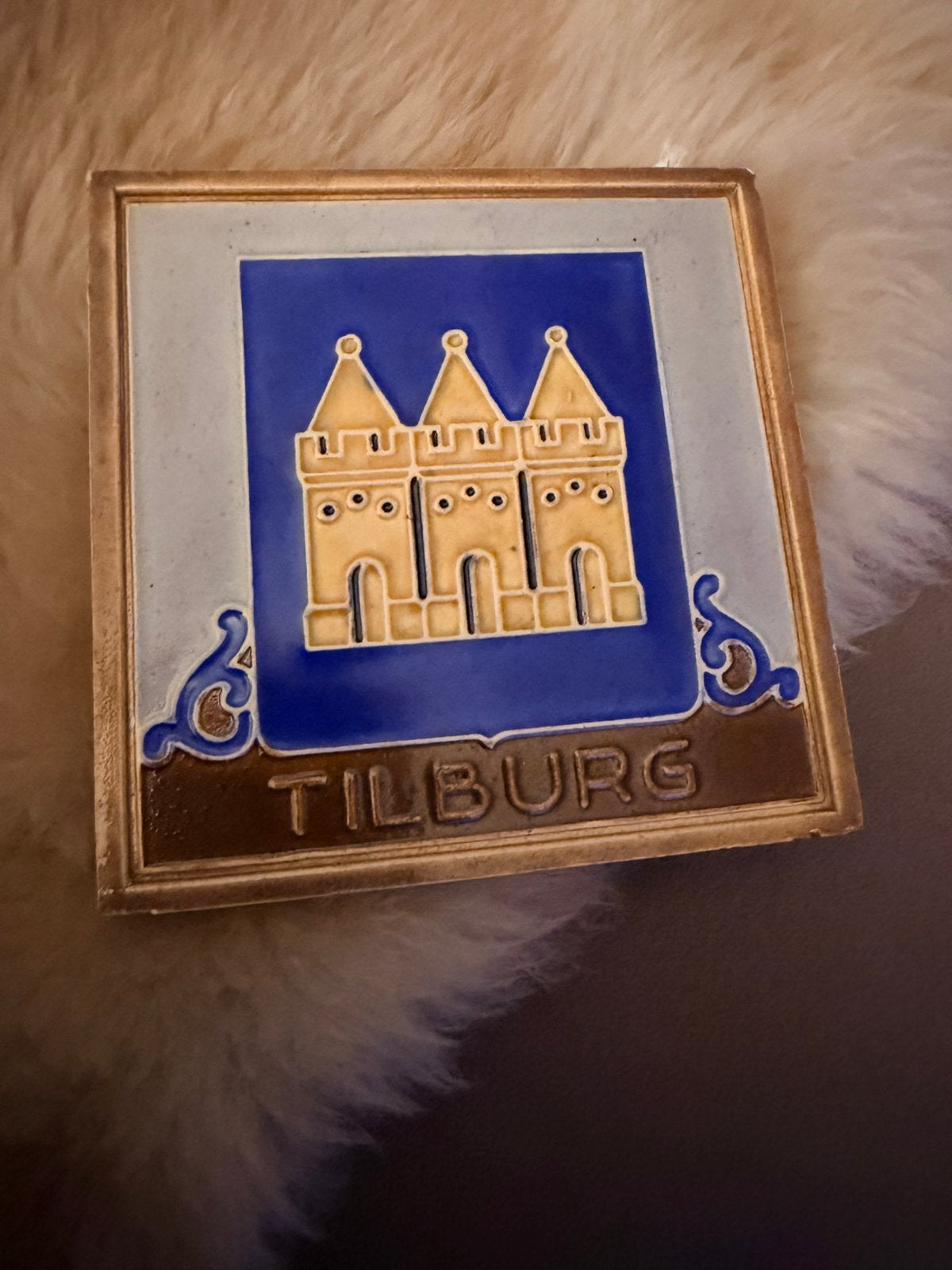Westraven Cloisonne Tegel tilburg izgst, Antiek en Kunst, Ophalen