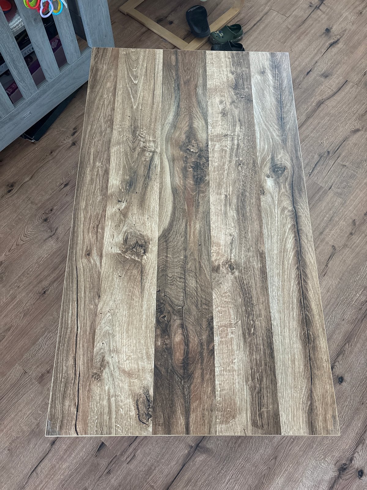 Salontafel Leenbakker - 118x67x42 cm - Houtlook, Huis en Inrichting, Tafels | Salontafels, Ophalen, Gebruikt, 100 tot 150 cm, 50 tot 100 cm