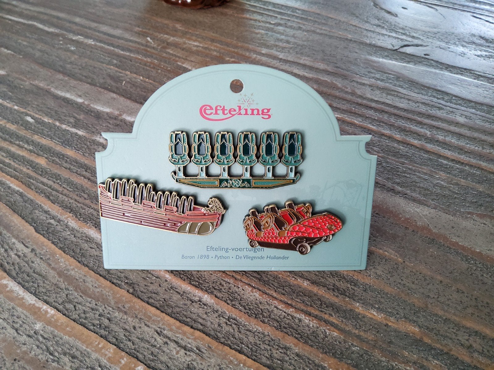 efteling pin voertuigen baron-python-de vliegende hollander, Ophalen of Verzenden
