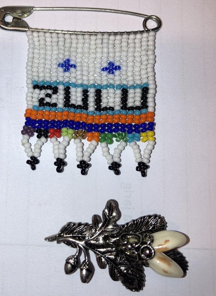 Broche 1x Zulu 1x Eikenblad Jager Tanden ppstk, Ophalen