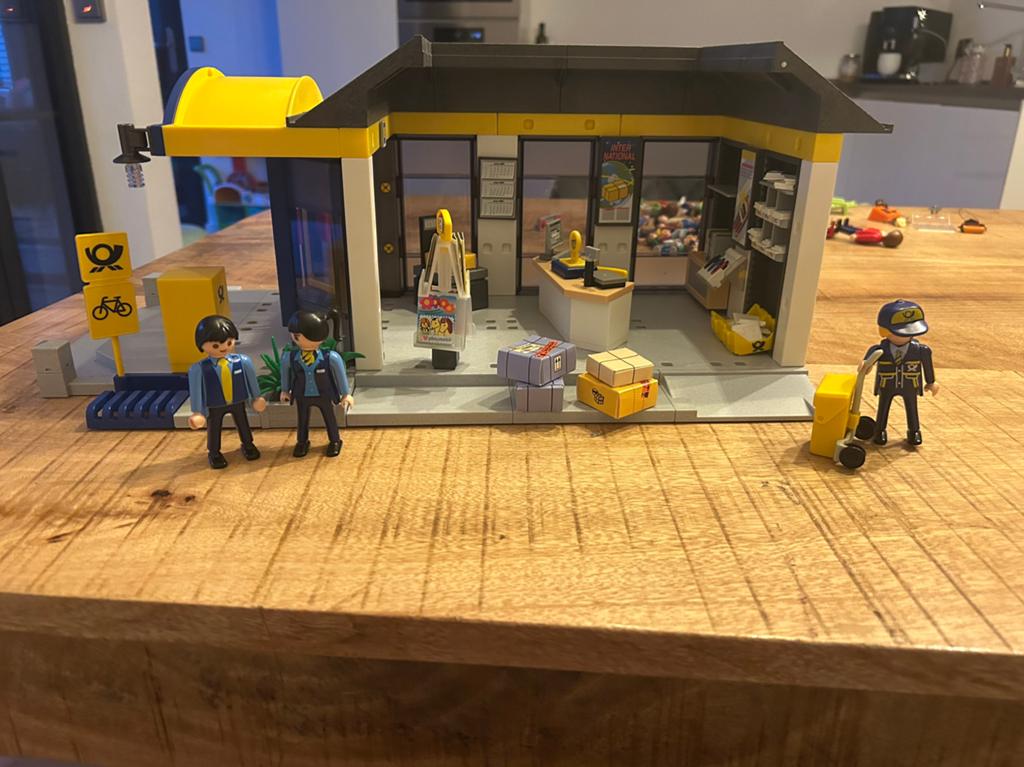 Playmobil postkantoor, Ophalen of Verzenden, Zo goed als nieuw, Complete set