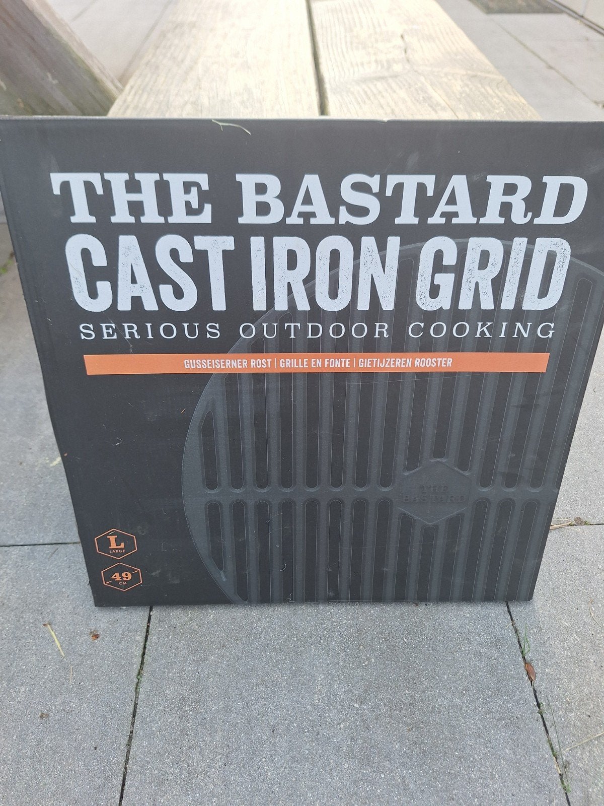 Cast Iron Grid Bastard Large, Ophalen of Verzenden, Zo goed als nieuw