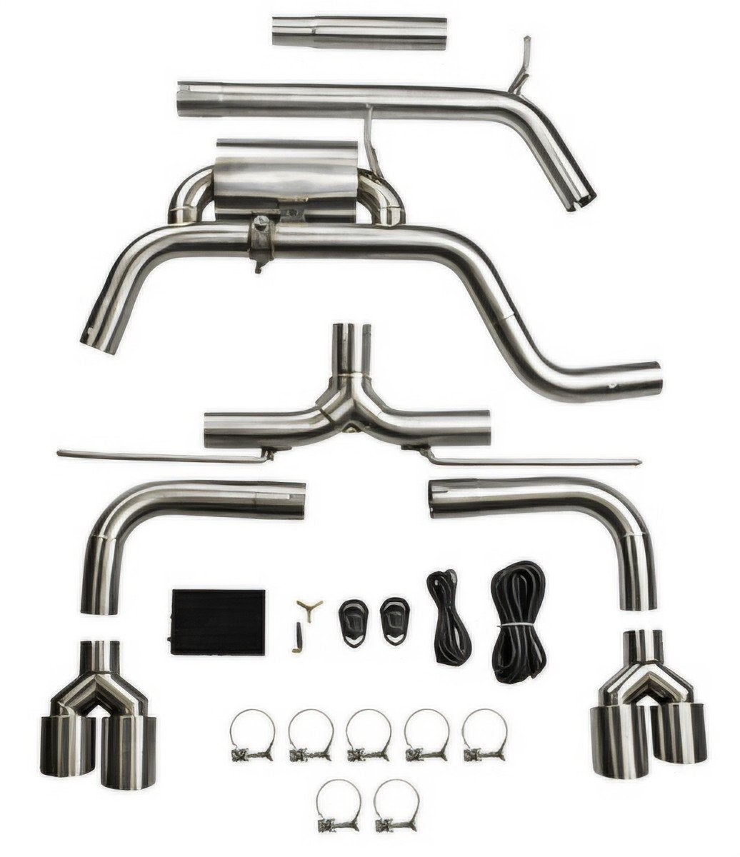 Uitlaat rvs catback kleppensysteem VW GOLF 7/7.5 1.4 1.6 TSI, Ophalen of Verzenden, PERFORMANCE-EXHAUST.NL, INFO@PERFORMANCE-EXHAUST.NL