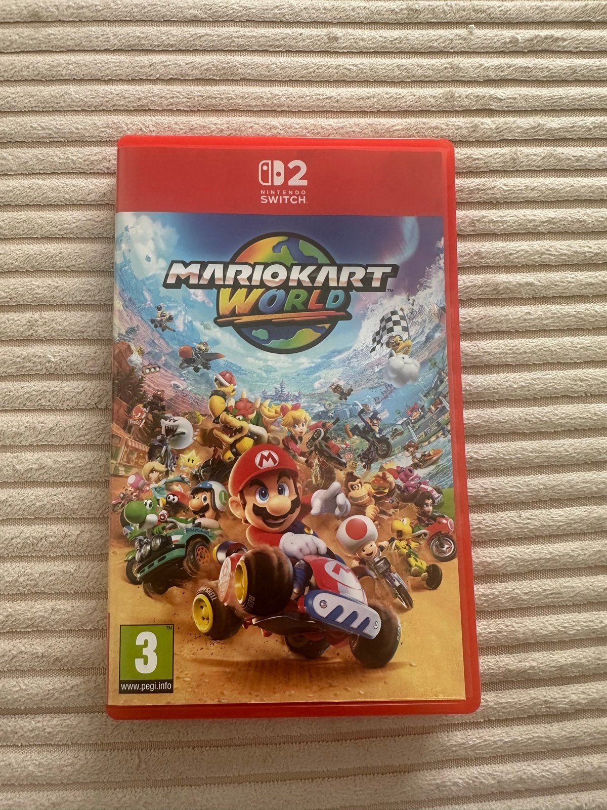Mario Kart World voor Nintendo Switch 2, Ophalen, Racen en Vliegen, Eén computer, Zo goed als nieuw