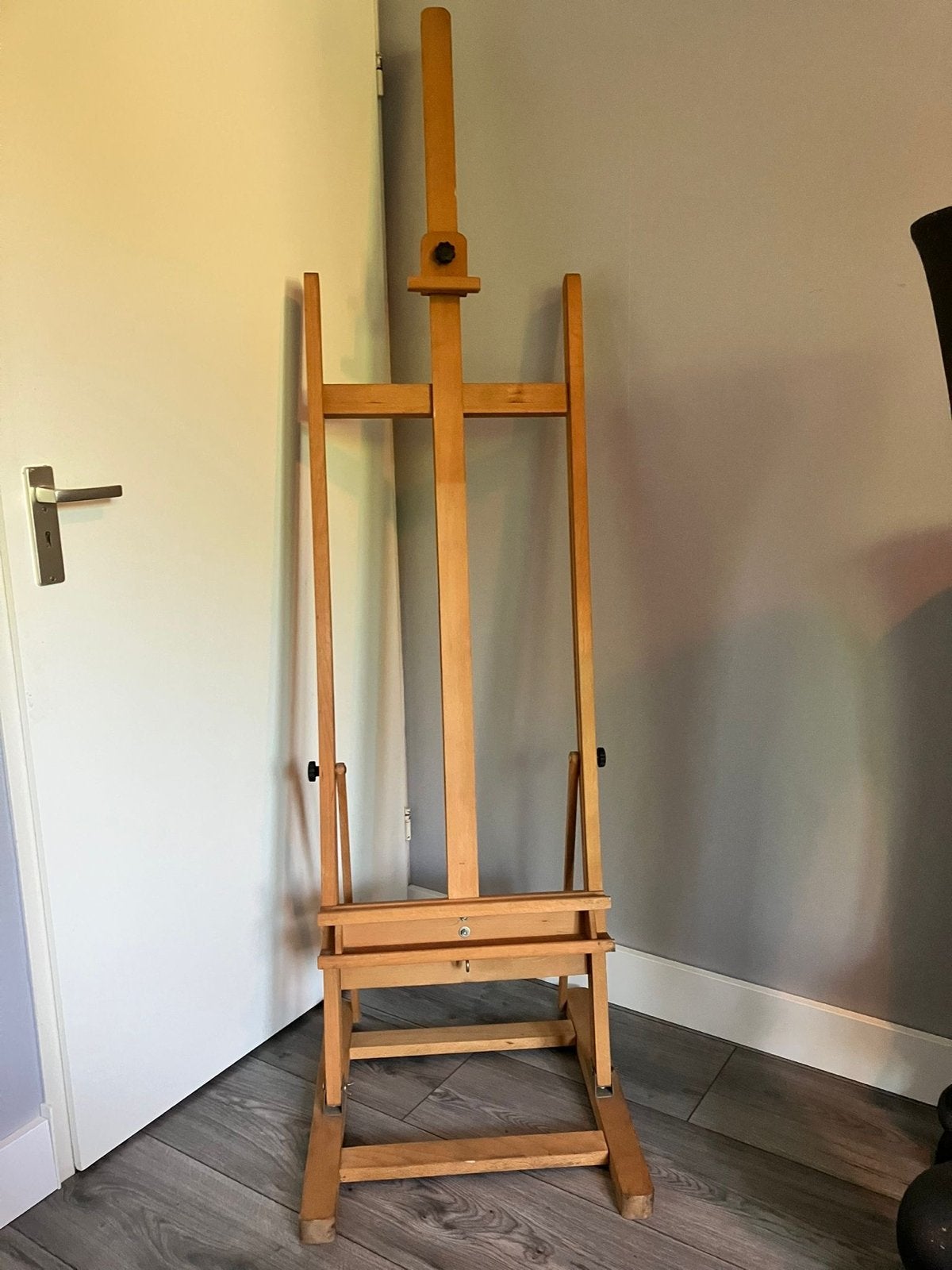 Grote schilders ezel - Houten schildersezel, Ophalen, Gebruikt, Ezel