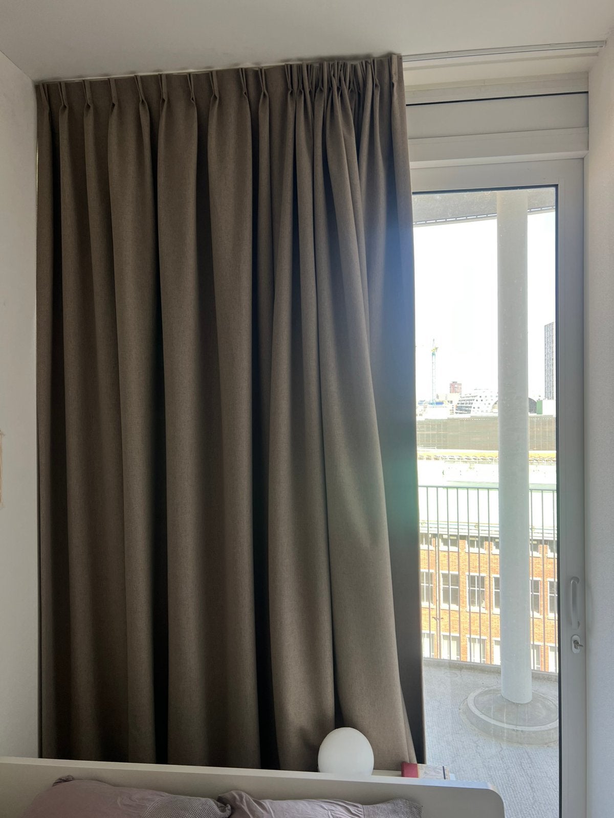 Gordijnen set 2x dezelfde maten, Ophalen, Zo goed als nieuw, In te korten, Polyester