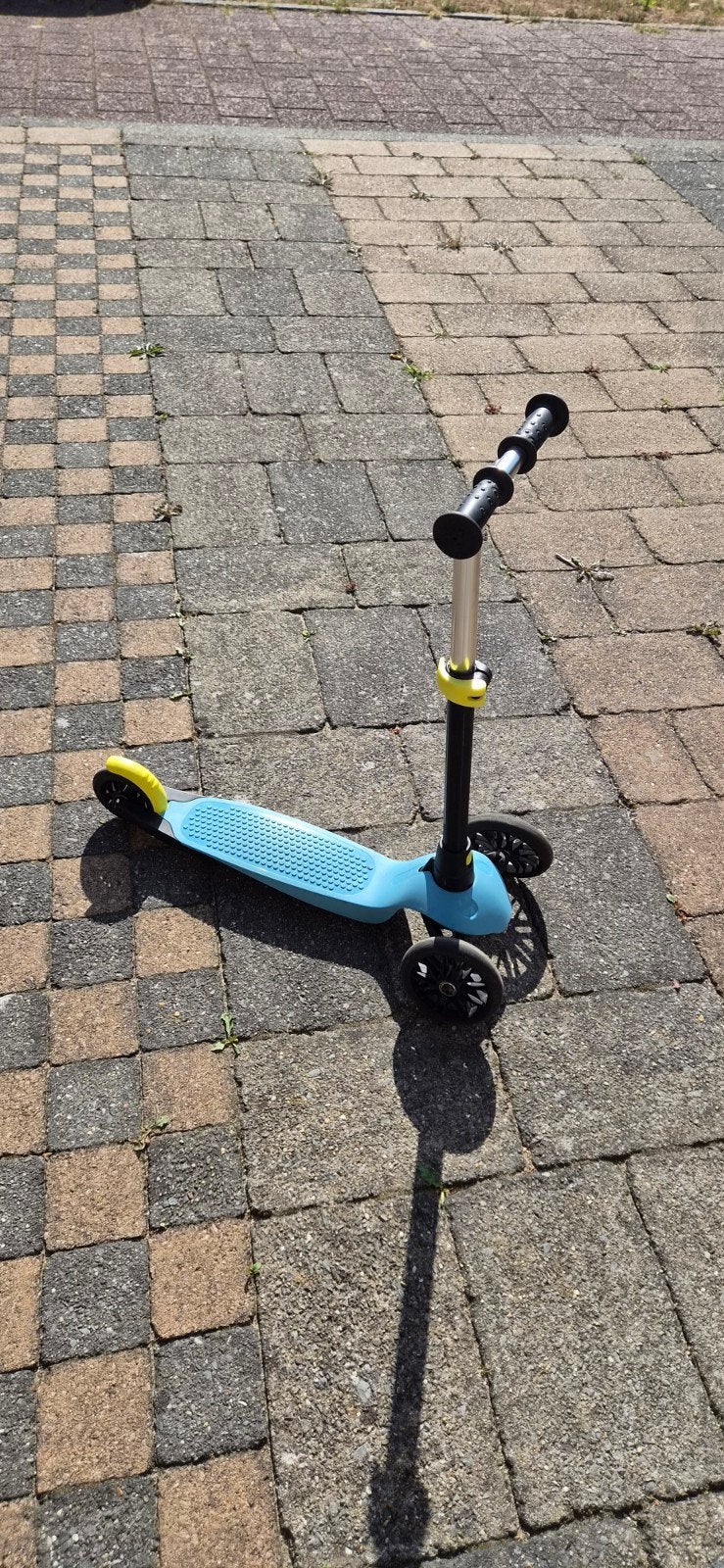 Oxelo B1 Kinderstep - Blauw/Geel, Ophalen of Verzenden, Gebruikt, Gewone step, Oxelo