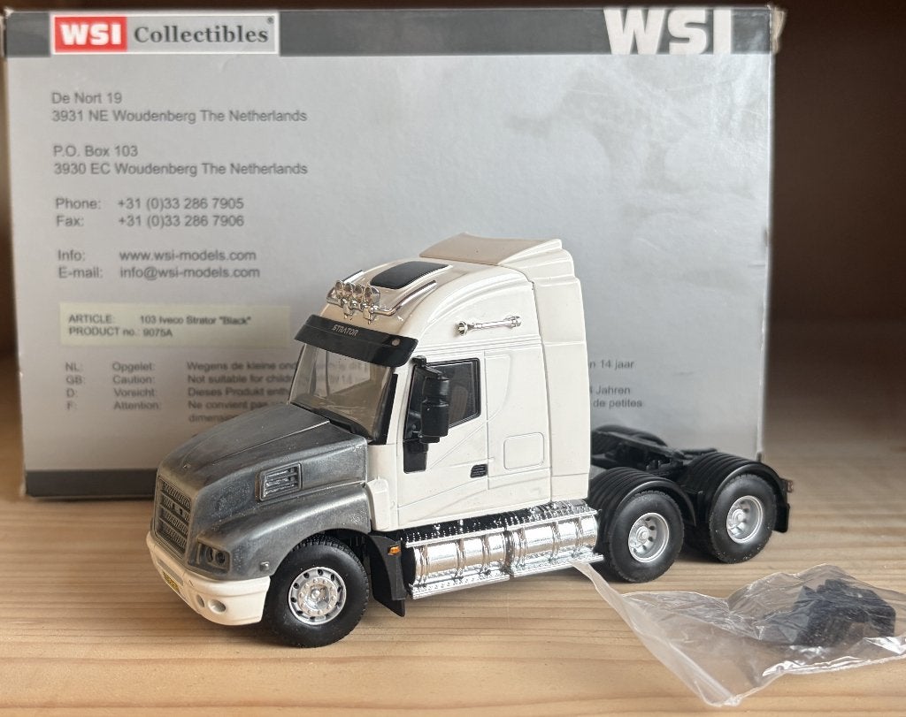 WSI Iveco Strator 6x4 trekker, Verzenden, Zo goed als nieuw, Bus of Vrachtwagen, Wsi