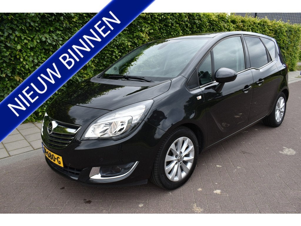 Opel Meriva 1.4 Turbo Cosmo 99dkm Pano, LUXE UITVOERING, Voorwielaandrijving, Gebruikt, 4 cilinders, Leder en Stof