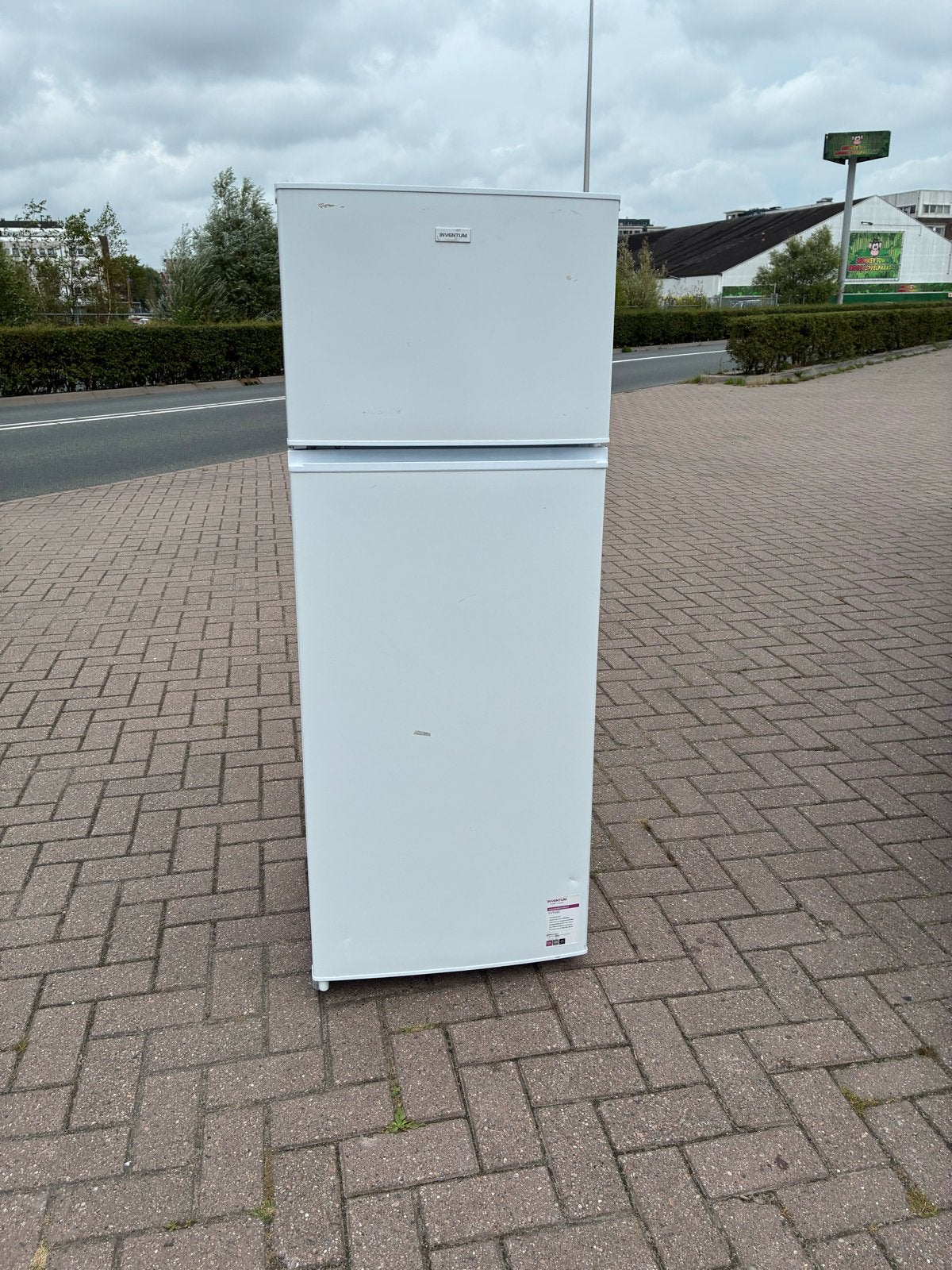Inventum KV1430 Koelkast met vriesvak - Zeer goed werkend, 200 liter of meer, Ophalen of Verzenden, Zo goed als nieuw, 140 tot 160 cm