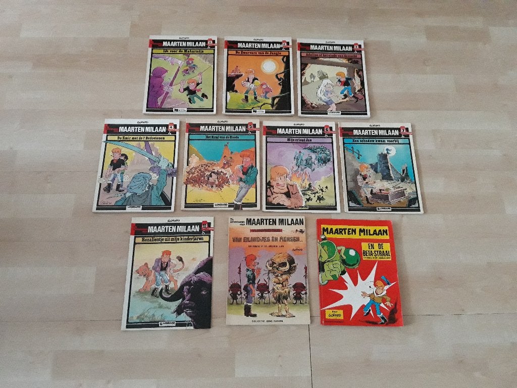 Diverse Maarten Milaan stripboeken, Boeken, Stripboeken, Meerdere stripboeken, Ophalen of Verzenden, Gelezen