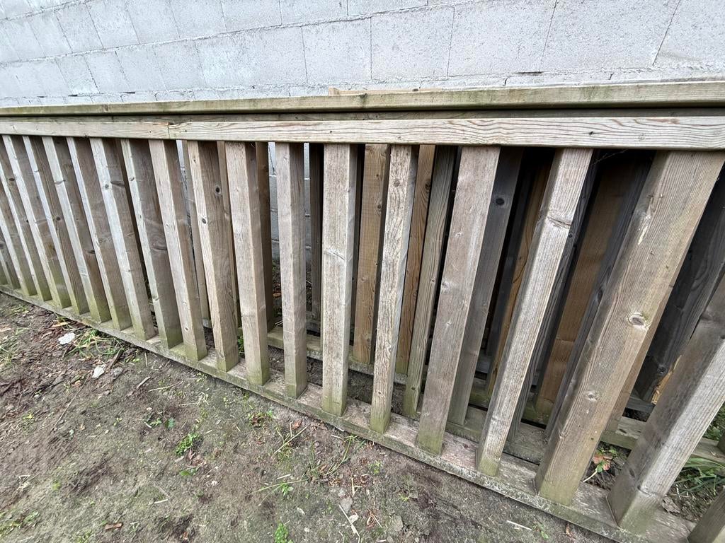 Hekwerk, Ophalen, Gebruikt, Hout, Tuinhek
