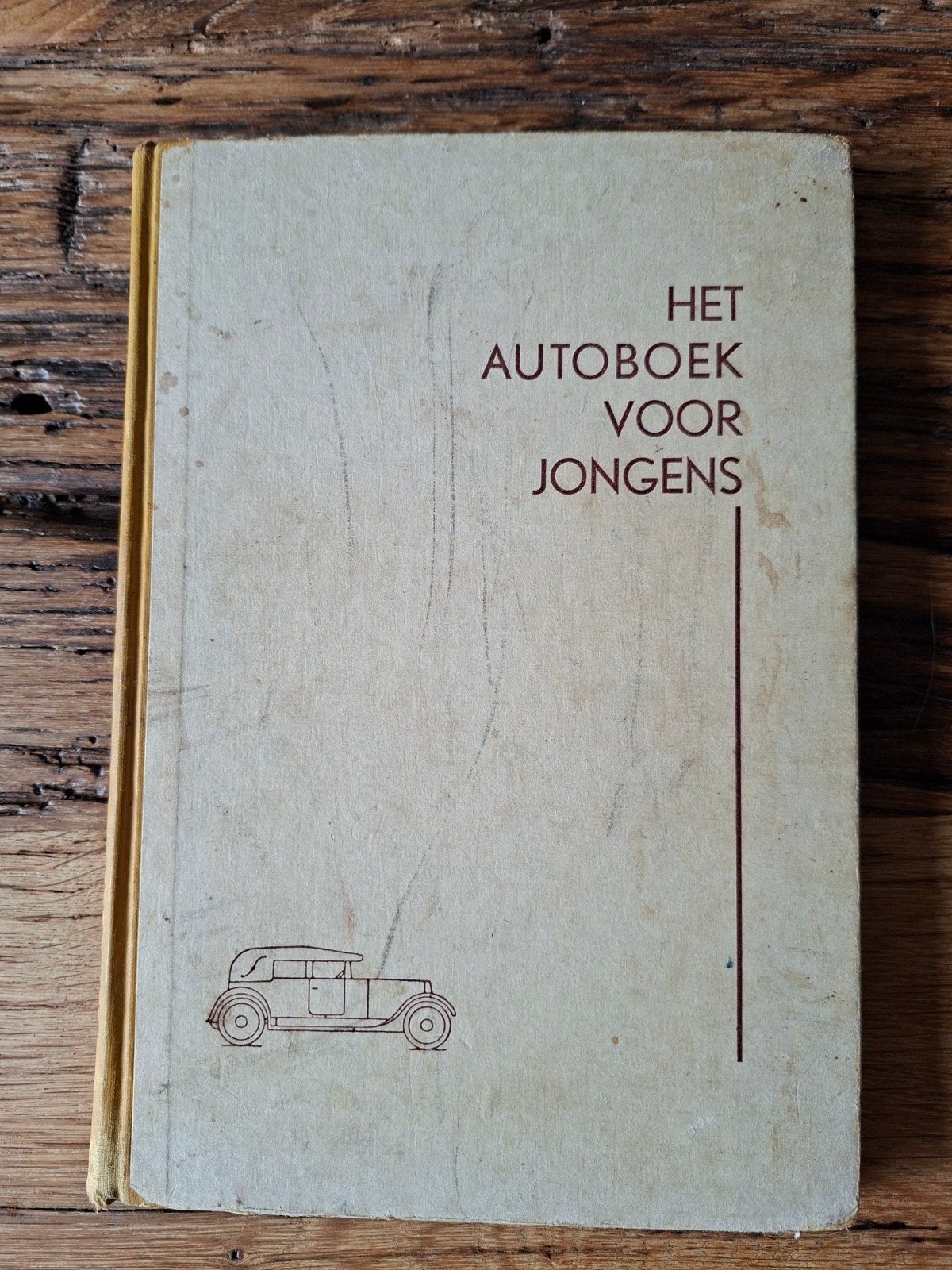 het autoboek voir jongens.   ca 1934, Boeken, Ophalen of Verzenden, Gelezen, Eikenlaan. W J C.
