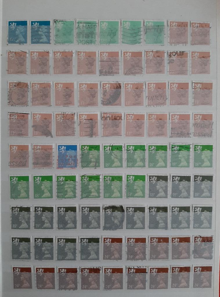 Schotland Nr. 8 Gestempeld 96 Postzegels, Ophalen, Gestempeld