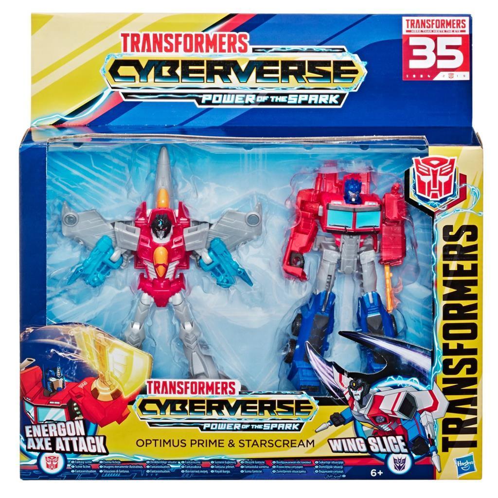 Transformers: Cyberverse: Optimus Prime & Starscream, Verzamelen, Transformers, ., Nieuw, ., Overige generaties