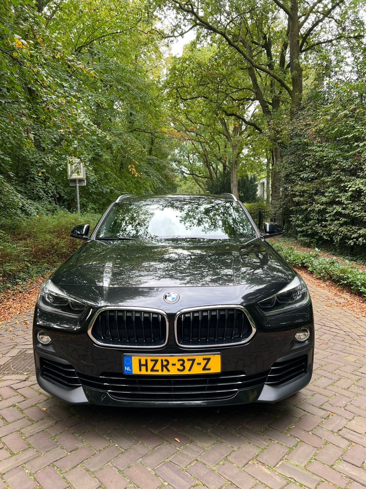 BMW X2 Sdrive18i 140pk Aut 2018 Zwart, Auto's, X2, Zwart, Zwart, Particulier