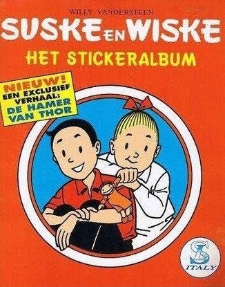 SUSKE EN WISKE STICKERBOEK GEHEEL COMPLEET 1995, Verzenden, Willy Vandersteen, Eén stripboek, Zo goed als nieuw