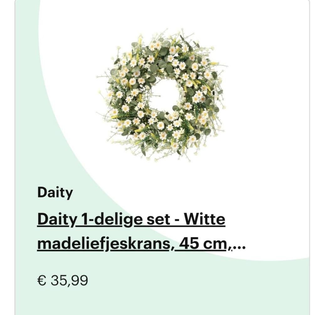 Deurkrans, Huis en Inrichting, Woonaccessoires | Kransen, Ophalen of Verzenden, Nieuw