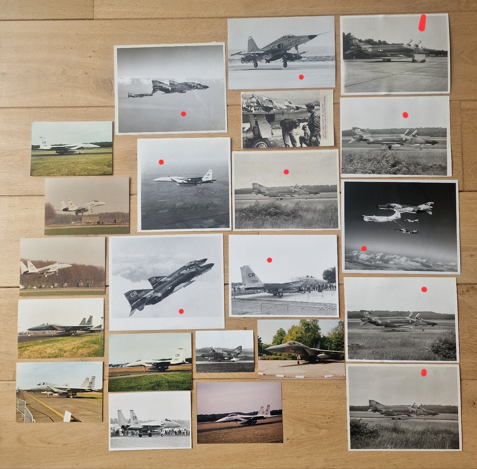 22 originele foto's 32 tfs wolfhouds Soesterberg f-15 F-4, Verzamelen, Ophalen of Verzenden, Kaart, Foto of Prent