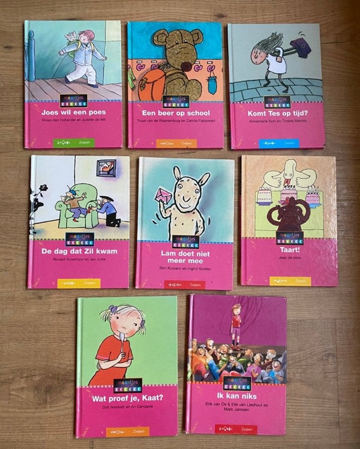 8 AVI M3 boekjes (VLL serie 8 maantjes compleet), Ophalen of Verzenden, Gelezen, Fictie algemeen