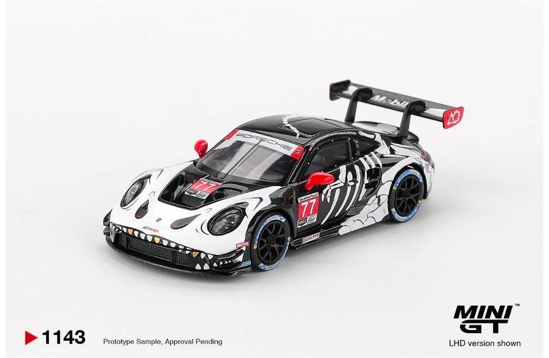 Mini Gt – 2025 Porsche 911 (992) GT3 R #77GTD PRO AO Racing, Mymodelcar@outlook.com, Auto, Ophalen of Verzenden, Mini gt
